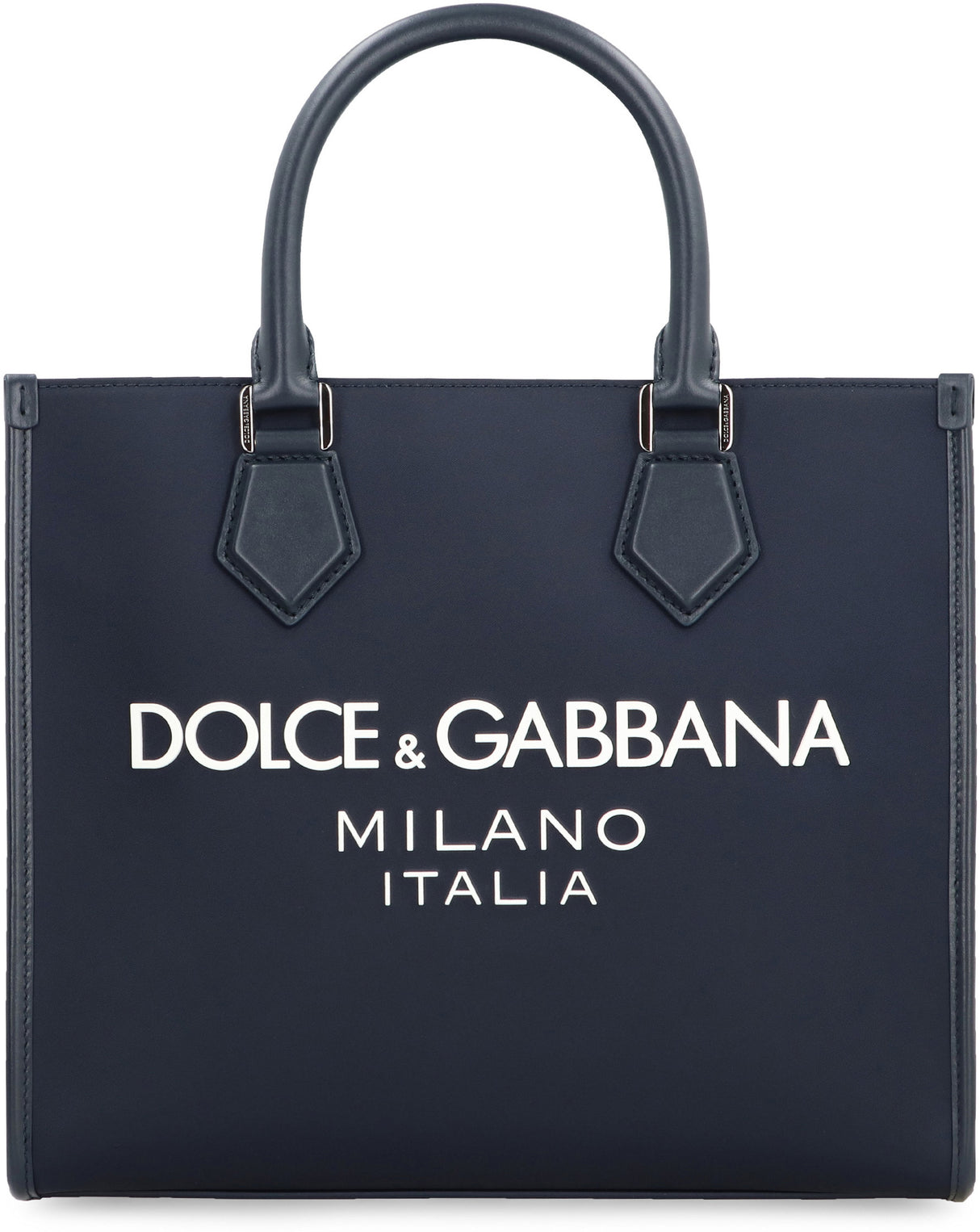 DOLCE & GABBANA ナイロン トート ハンドバッグ メンズ - ネイビー, SS24