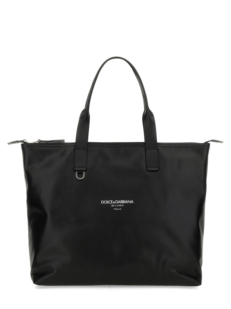 DOLCE & GABBANA Adamo Leather Shopper for Men