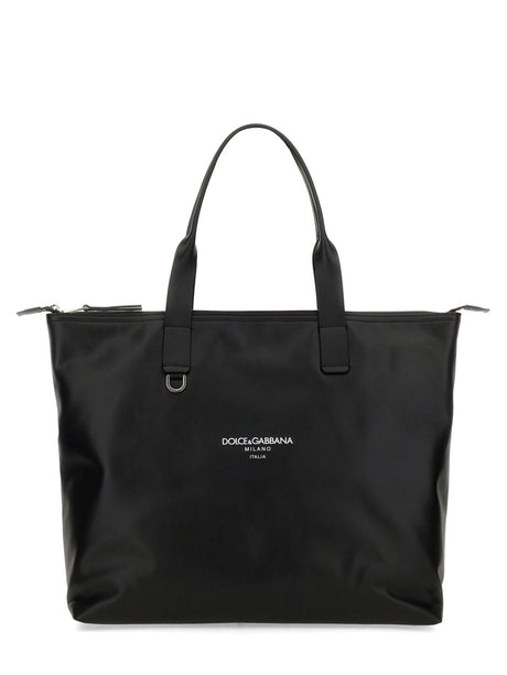 DOLCE & GABBANA Adamo Leather Shopper for Men