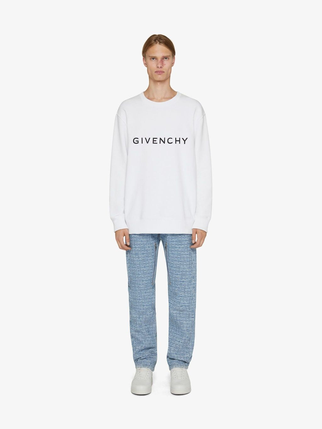 GIVENCHY 4Gモチーフ ストレートレッグジーンズ for メンズ