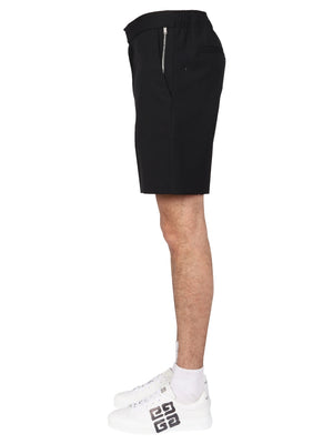 GIVENCHY Men's Logo Bar Bermuda Shorts