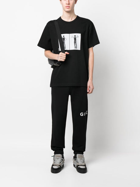 GIVENCHY ロゴプリント スウェットパンツ メンズ用