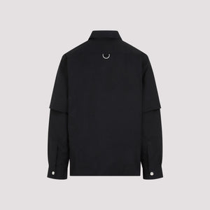 GIVENCHY Cotton Zip-Up Shirt with Detachable Sleeves - Spring/Summer 2024