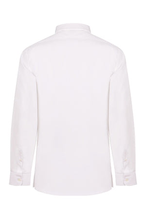 GIVENCHY Classic Rounded Hem Cotton Shirt for Men