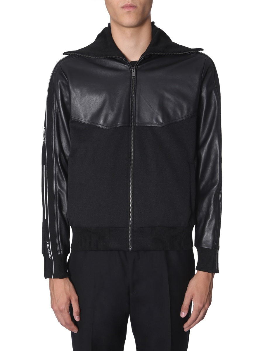 GIVENCHY Logo Front Zip Jacket for Men