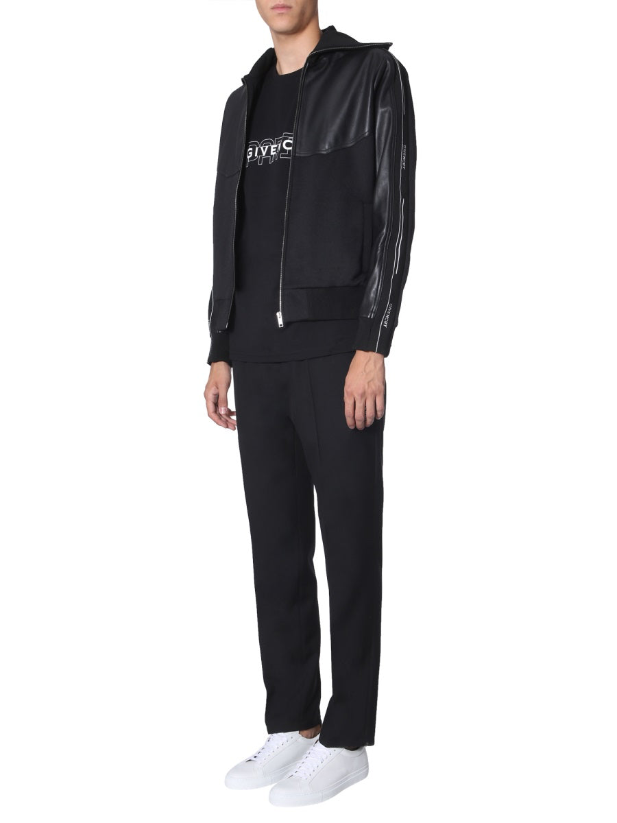 GIVENCHY Logo Front Zip Jacket for Men