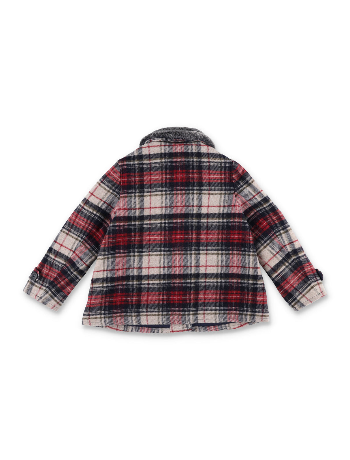 BONPOINT Classic Check Jacket for Girls - Fall Winter 24/25