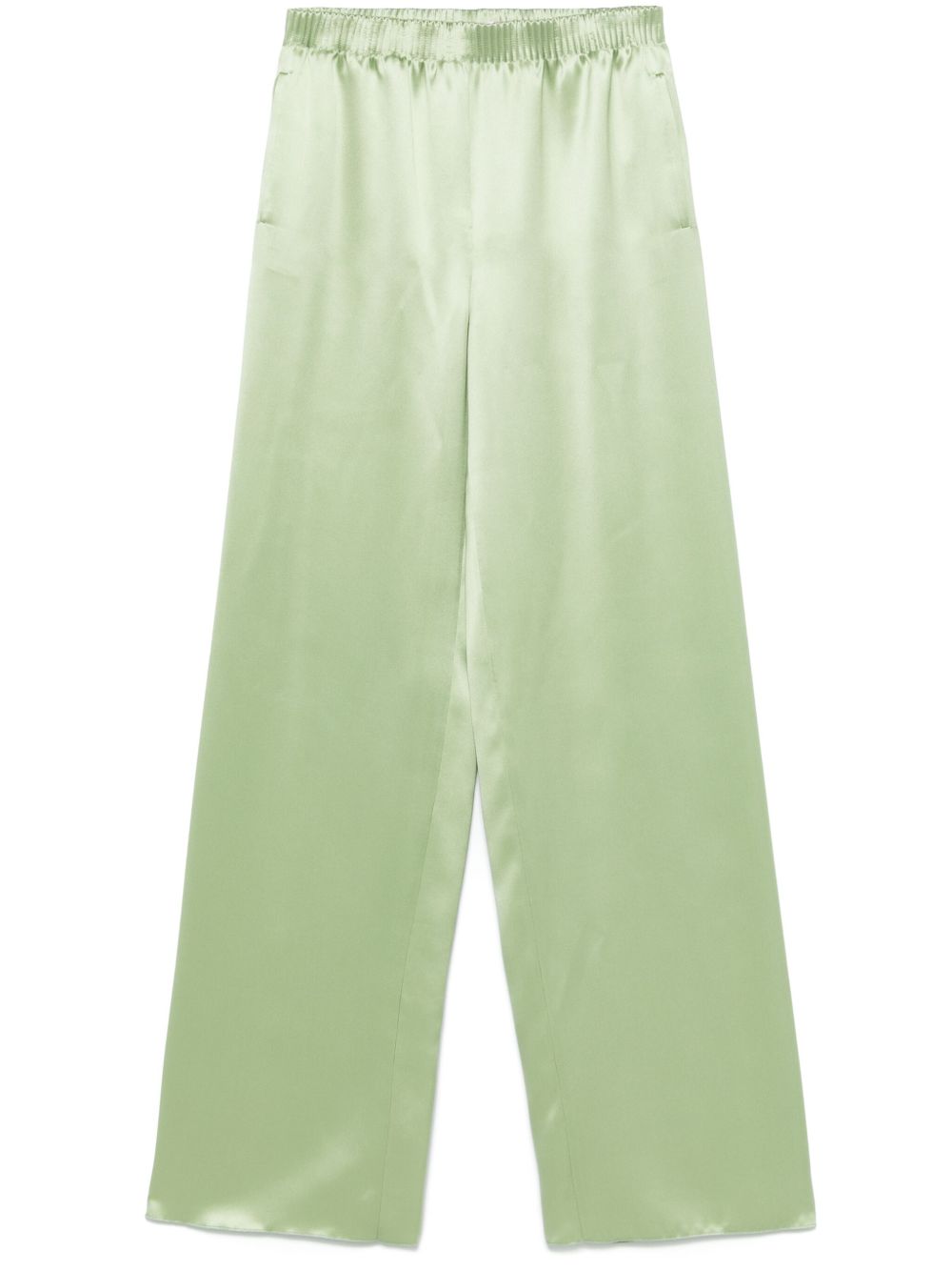 VALENTINO Luxurious 100% Silk Trousers for Women - SS25