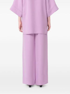 VALENTINO Wide-Leg Silk Trousers for Women