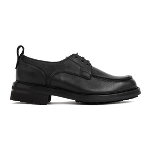 BRIONI Sleek Grained Leather Derbies