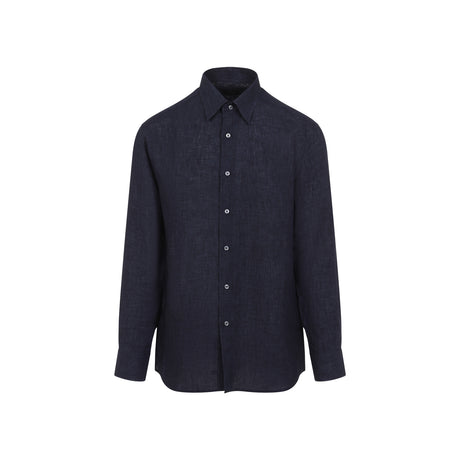 BRIONI Elegant Linen Shirt for Men - Spring/Summer 2025