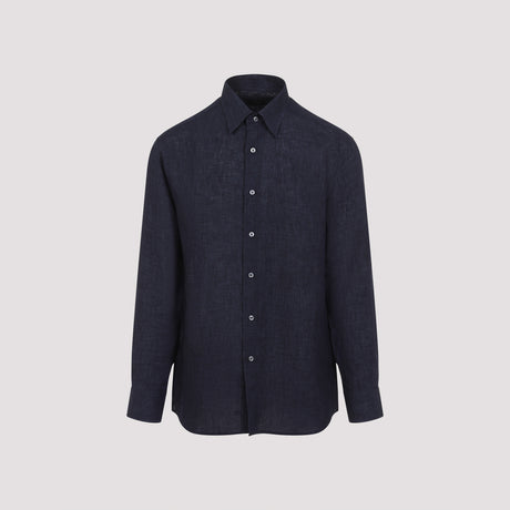 BRIONI Elegant Linen Shirt for Men - Spring/Summer 2025