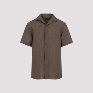 BRIONI Linen Shirt for Men - Spring Summer 25 Collection