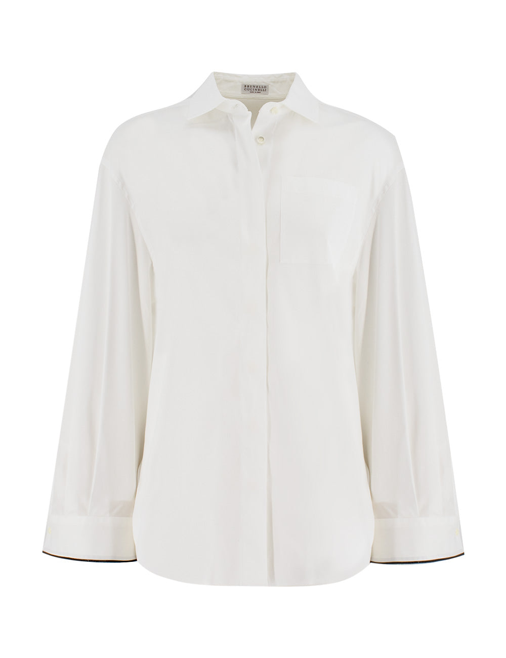 BRUNELLO CUCINELLI Elegant Wide Sleeve Blouse for Women - Regular Fit