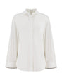 BRUNELLO CUCINELLI Elegant Wide Sleeve Blouse for Women - Regular Fit