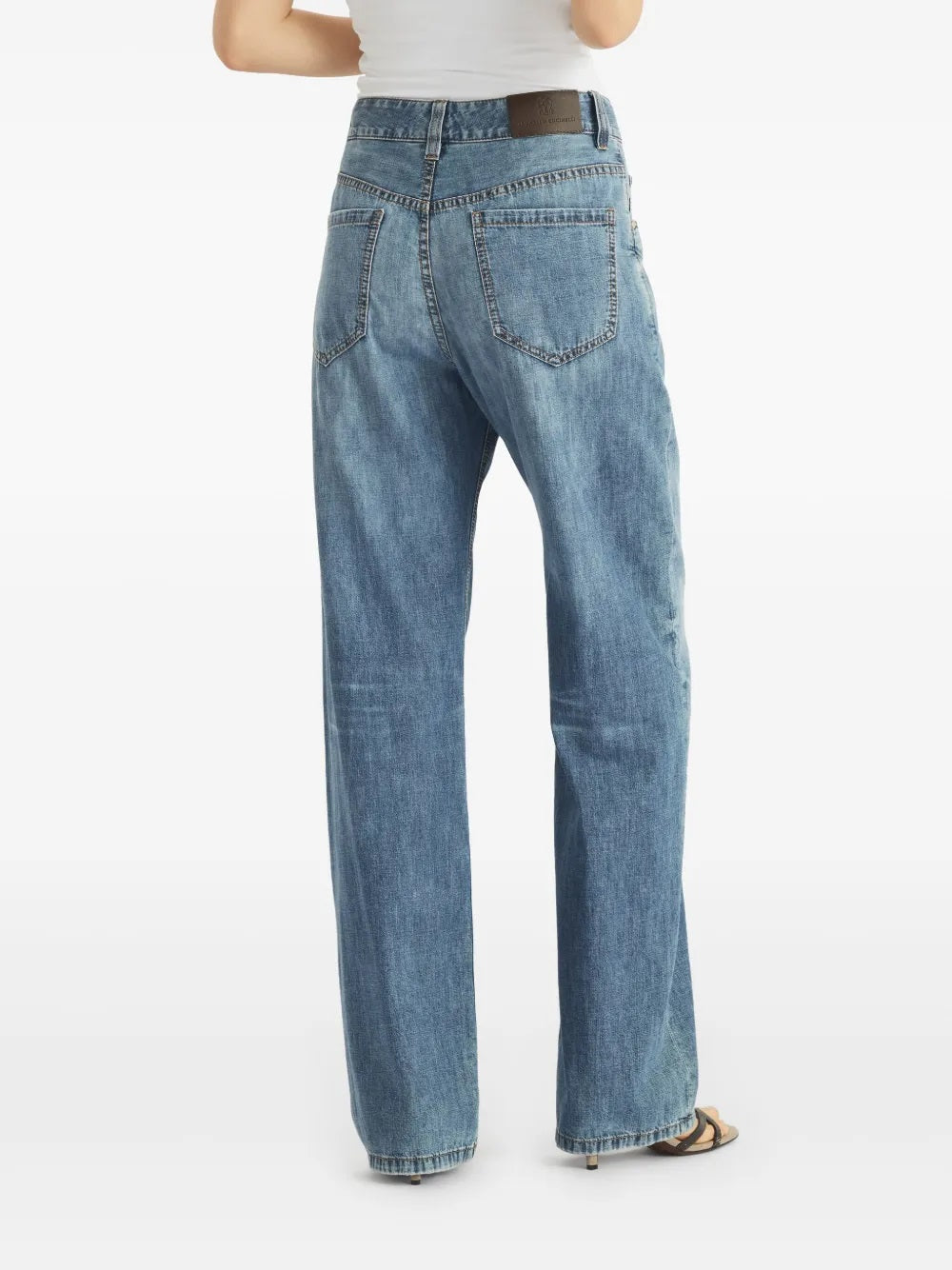 BRUNELLO CUCINELLI Elegant Denim Trousers for Women