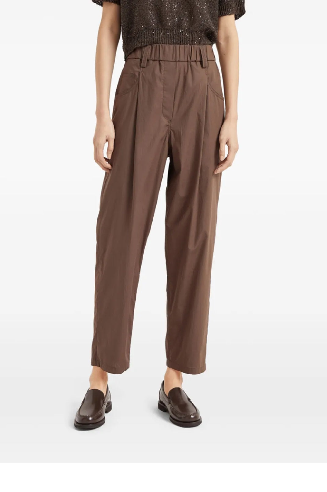 BRUNELLO CUCINELLI Exquisite Trousers for Women - Spring Summer 25