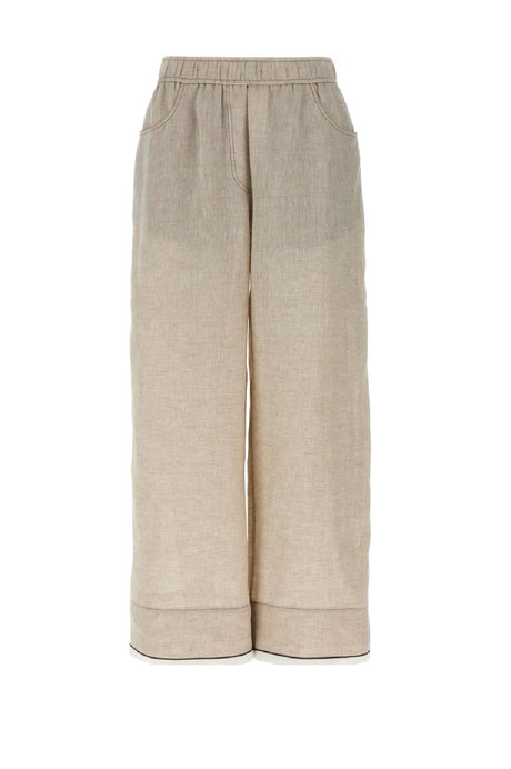 BRUNELLO CUCINELLI Linen Trousers for Women