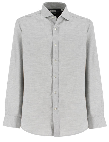 BRUNELLO CUCINELLI Elegant Pearl Shirt - Fall Winter 24/25