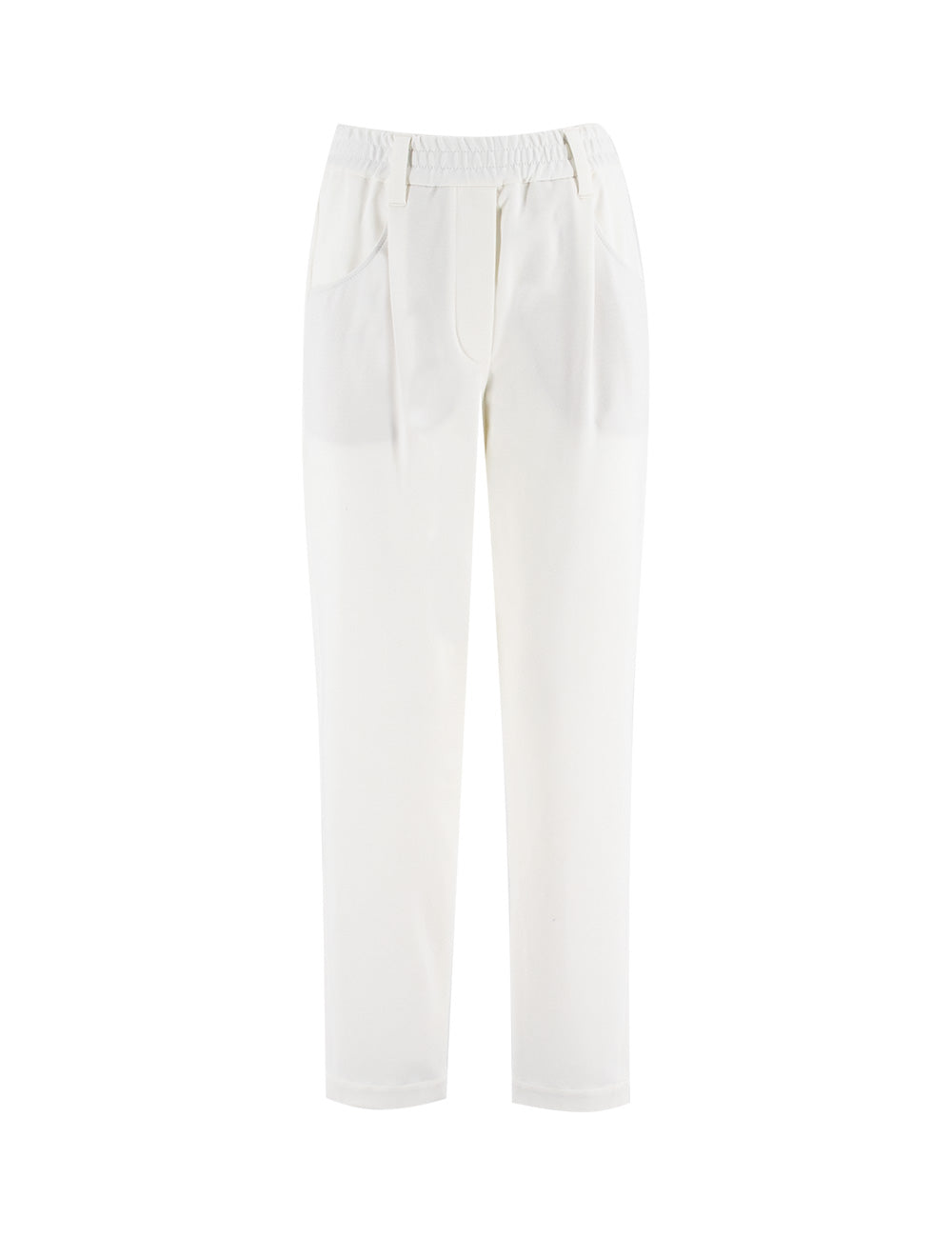 BRUNELLO CUCINELLI Elevated Natural Trousers for Women