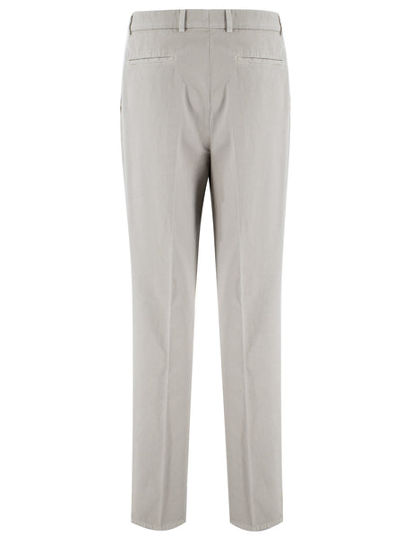 BRUNELLO CUCINELLI SPAGO Trousers for Men - Tailored Fit for Spring Summer 25