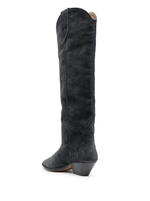 ISABEL MARANT Suede Leather Boots - Pointed Toe Design