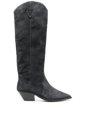 ISABEL MARANT Suede Leather Boots - Pointed Toe Design