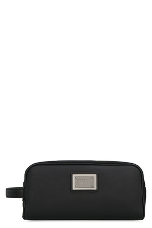 DOLCE & GABBANA Nylon Handbag with Leather Accents - 25.5 cm