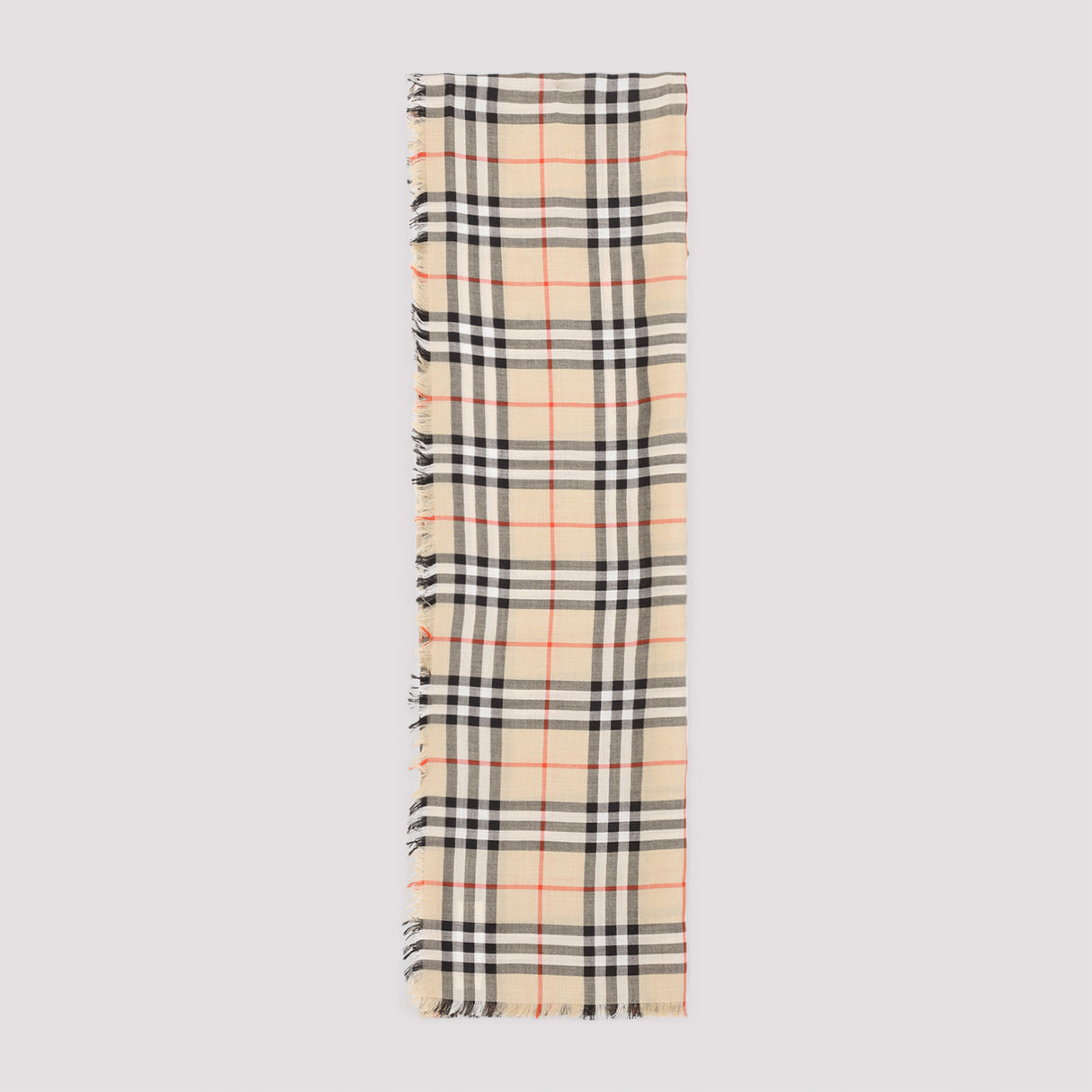 BURBERRY Luxurious Cashmere-Silk Blend Scarf