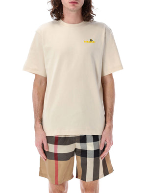 BURBERRY Graphic Cotton T-Shirt for Men - Spring Summer 2025