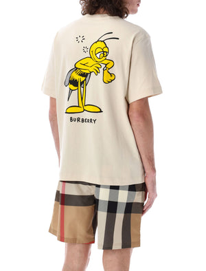 BURBERRY Graphic Cotton T-Shirt for Men - Spring Summer 2025