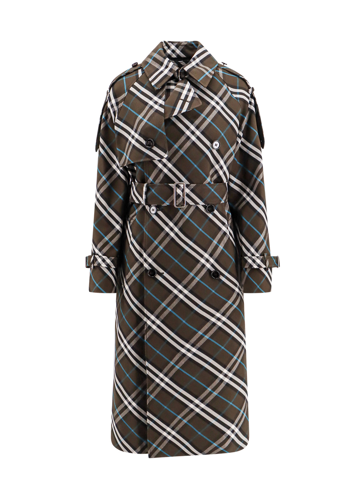 BURBERRY Elegant Check Print Trench Coat for Women