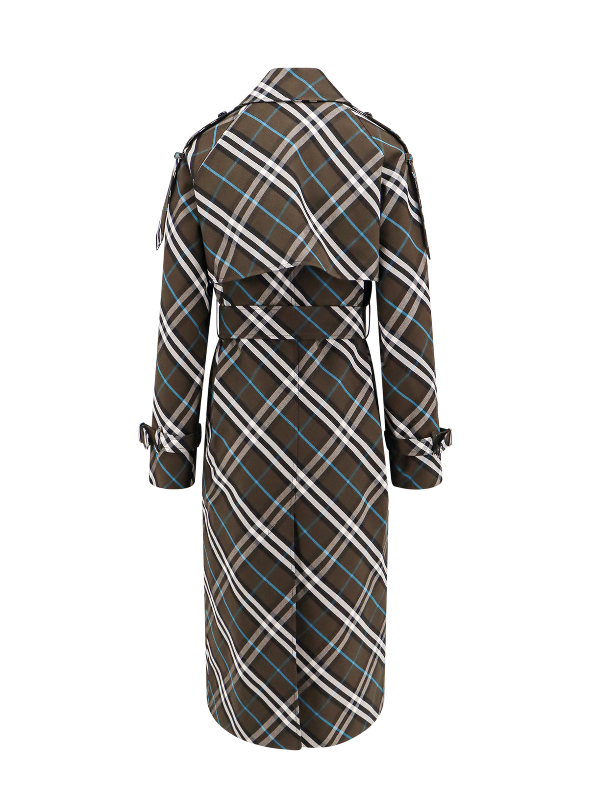 BURBERRY Elegant Check Print Trench Coat for Women