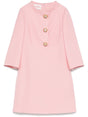 VALENTINO Luxurious Virgin Wool and Silk Mini Dress for Women