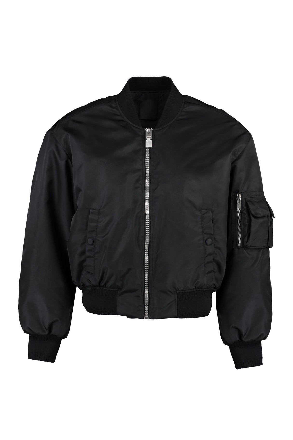 GIVENCHY Nylon Multi-Pocket Bomber Jacket for Women