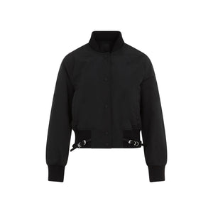 GIVENCHY Long Sleeve Blouson with Attached Belt