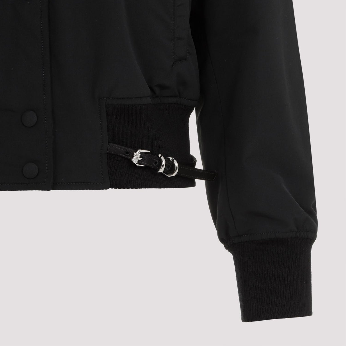 GIVENCHY Long Sleeve Blouson with Attached Belt