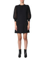 GIVENCHY Elegant Pleated Sleeve Dress