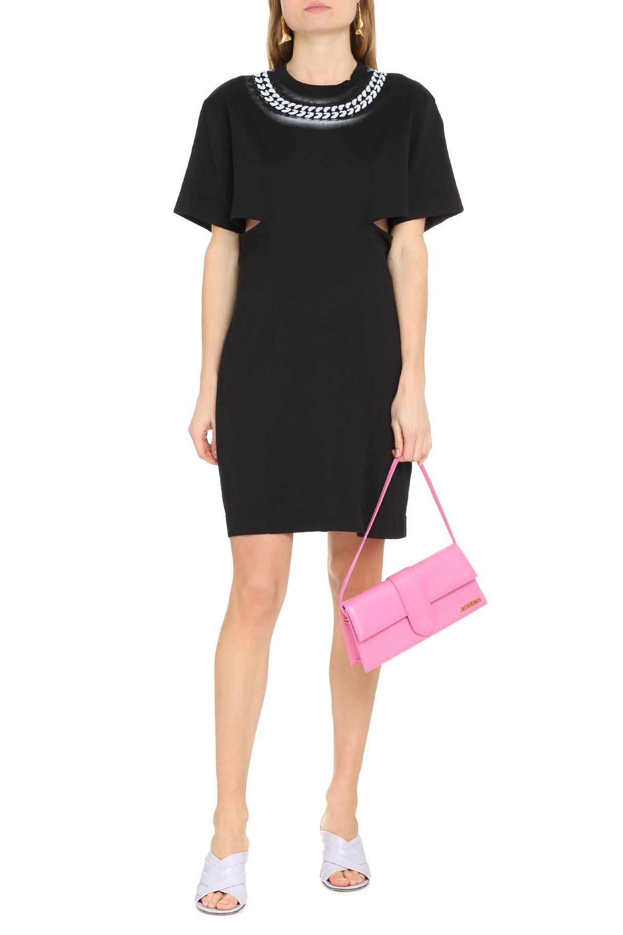 GIVENCHY Mini Dress with 3D Chain Print