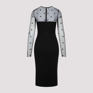 GIVENCHY Chic Mini Dress with Iconic 4G Pattern