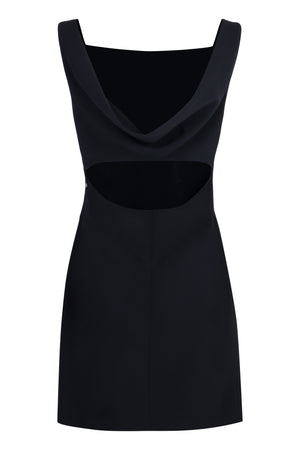 GIVENCHY Elegant Crepe Dress with Unique Cut-Out Detail