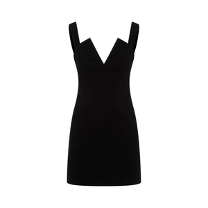 GIVENCHY Elegant V-Neck Crepe Dress for Women