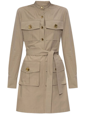 GIVENCHY Military Dress with Golden Buttons