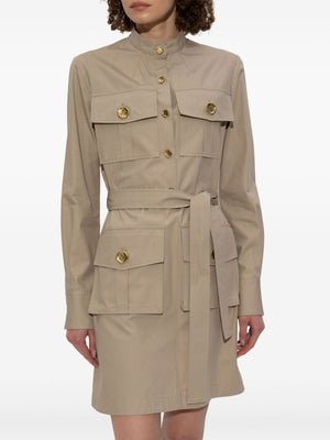 GIVENCHY Military Dress with Golden Buttons