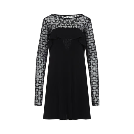 GIVENCHY Draped Mini T-Shirt Dress