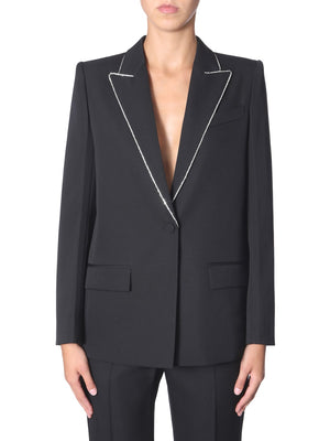 GIVENCHY Wool Blazer with Strass Embellishment