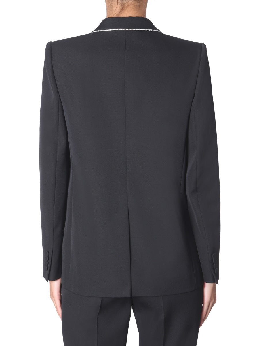 GIVENCHY Wool Blazer with Strass Embellishment