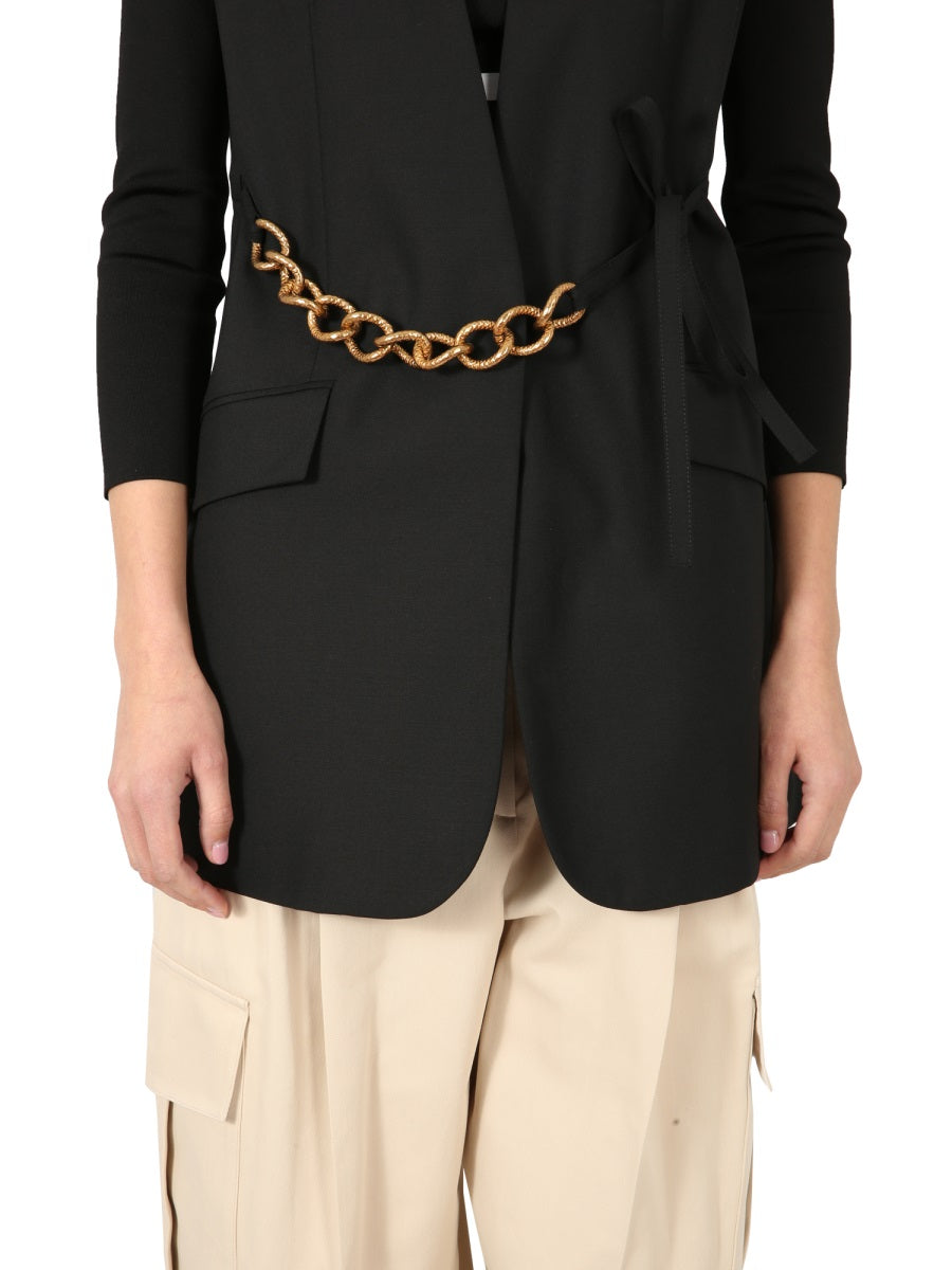 GIVENCHY Chic Sleeveless V-Neck Jacket