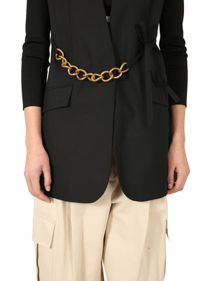 GIVENCHY Chic Sleeveless V-Neck Jacket