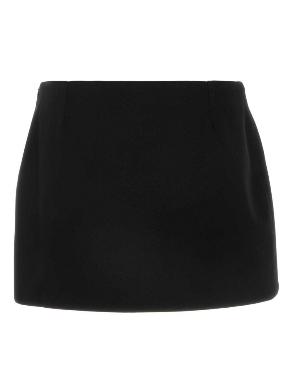 GIVENCHY Stylish Wool Mini Skirt with High-Low Hem